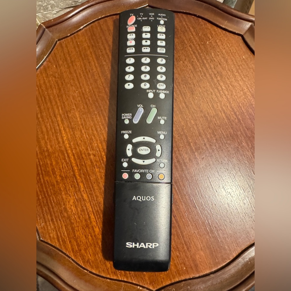 Genuine Sharp Aquos GA600WJSA Remote Control Mulit Function TV VCR DVD*No Back
